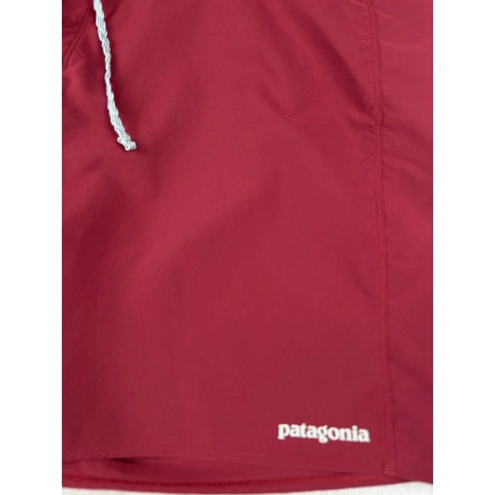 Patagonia Mens 44 Hydro Series Boardshorts Red Burgundy Swim Trunks Recycled DWR